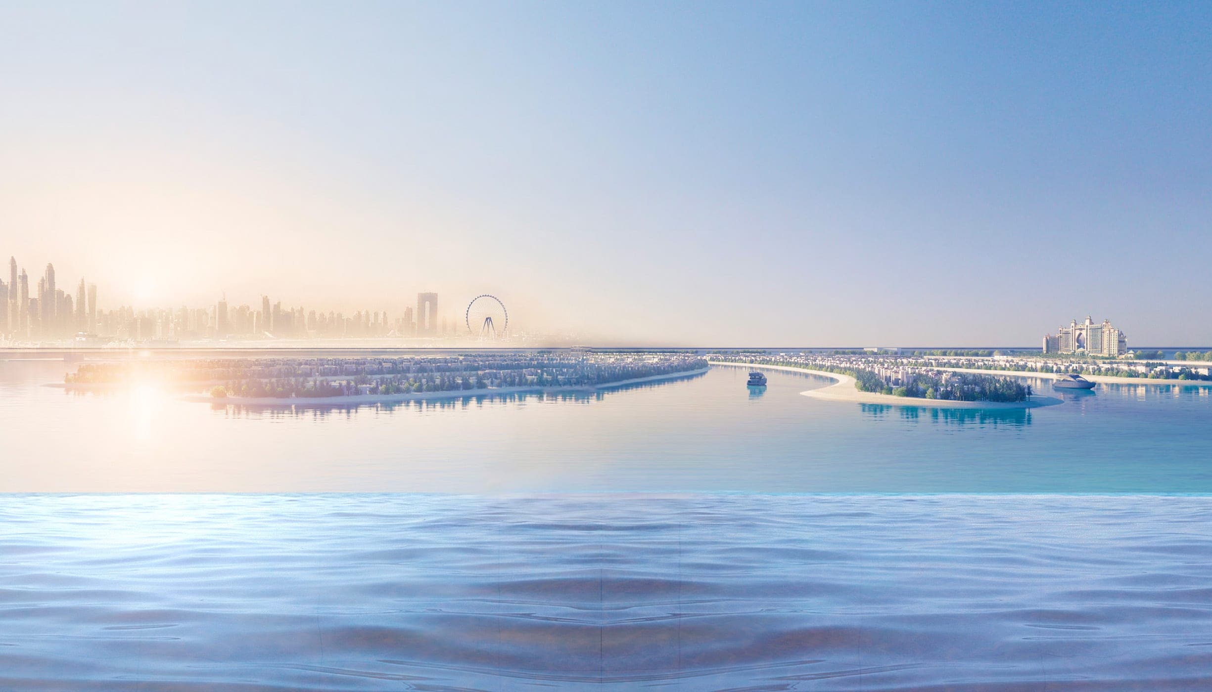 Dubai Creek Harbour panoramic view