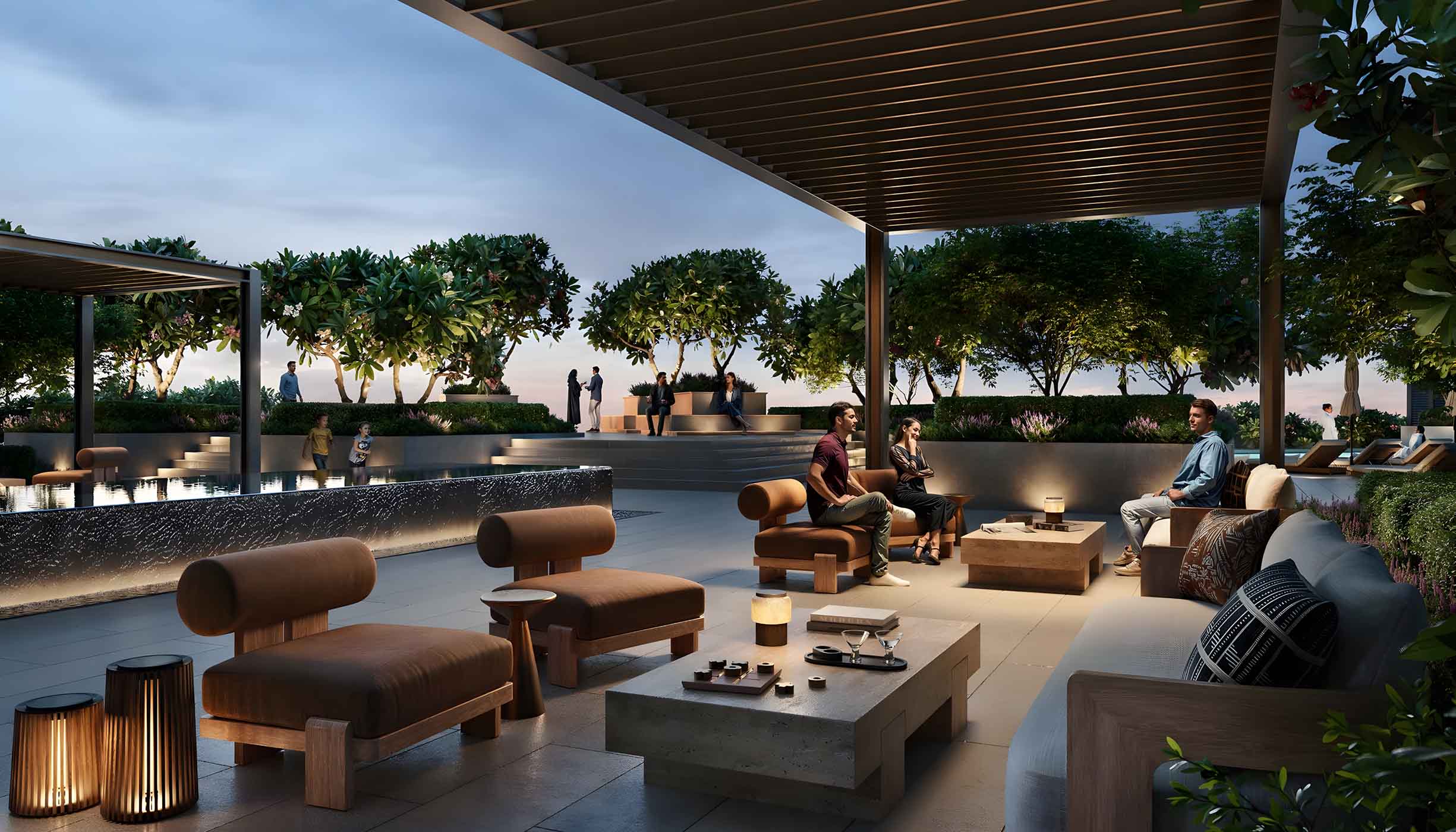 Dubai Creek Harbour panoramic view